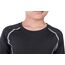 Echinodon Kinder Sportunterwäsche Fußball Junge Funktionsunterwäsche Set Kompressionsshirt + Kompressionshose Kompressionsunterwäsche für Training Skifahren Radsport (Fleecefutter-Grau, 134/140)