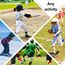 Leeboom Thermounterwäsche Kinder Fussball Skiunterwäsche Kinder Atmungsaktiv Funktionsunterwäsche Schnelltrocknend für Training Skifahren Radsport (Oberteil + Hose)