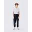 NAME IT Jungen NKMSWEAT Pant BRU, Grey Melange/W. Dark Sapphire, 140