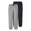 NAME IT Jungen NKMSWEAT Pant BRU, Grey Melange/W. Dark Sapphire, 128