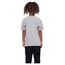 Build Your Brand Kinder T Shirt Basic – Rundhals Kurzarm Tee aus Baumwolle mit klassischer Passform für Alltag Schule Sommer und Freizeit Outfits,Heather Grey,122-128