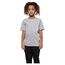 Build Your Brand Kinder T Shirt Basic – Rundhals Kurzarm Tee aus Baumwolle mit klassischer Passform für Alltag Schule Sommer und Freizeit Outfits,Heather Grey,122-128