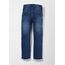 Jeans Pete/Regular Fit/Mid Rise/Straight Leg Dark Blue stretche 134/BIG