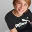 PUMA Jungen Ess Logo Tee B T-shirt, Puma Black, 104 EU