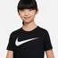 Nike Unisex Kinder Y Nk Df Park20 Tee Hbr Shirt, Black/White, 8-9 Jahre EU