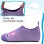 Kyopp Hausschuhe Kinder Junge Mädchen Pantoffeln Atmungsaktive Rutschfest Weich Barfussschuhe für Lauflernschuhe Kleinkinder Schuhe Kindergarten Unisex (Einhorn Lila 22/23EU)