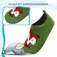 Kyopp Hausschuhe Kinder Junge Mädchen Pantoffeln Atmungsaktive Rutschfest Weich Barfussschuhe für Lauflernschuhe Kleinkinder Schuhe Kindergarten Unisex (Fuchs Grün 22/23EU)