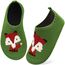 Kyopp Hausschuhe Kinder Junge Mädchen Pantoffeln Atmungsaktive Rutschfest Weich Barfussschuhe für Lauflernschuhe Kleinkinder Schuhe Kindergarten Unisex (Fuchs Grün 22/23EU)