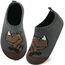 Kyopp Hausschuhe Kinder Junge Mädchen Pantoffeln Atmungsaktive Rutschfest Weich Barfussschuhe für Lauflernschuhe Kleinkinder Schuhe Kindergarten Unisex (Nashorn Dunkelgrau 28/29EU)