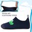 Kyopp Hausschuhe Kinder Junge Mädchen Pantoffeln Atmungsaktive Rutschfest Weich Barfussschuhe für Lauflernschuhe Kleinkinder Schuhe Kindergarten Unisex (Krokodil 30/31EU)
