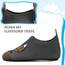 Kyopp Hausschuhe Kinder Junge Mädchen Pantoffeln Atmungsaktive Rutschfest Weich Barfussschuhe für Lauflernschuhe Kleinkinder Schuhe Kindergarten Unisex (Nashorn Dunkelgrau 32/33EU)