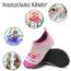 Kyopp Hausschuhe Kinder Junge Mädchen Pantoffeln Atmungsaktive Rutschfest Weich Barfussschuhe für Lauflernschuhe Kleinkinder Schuhe Kindergarten Unisex (Einhorn Rosa(Abstrakt) 32/33EU)