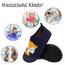 Kyopp Hausschuhe Kinder Junge Mädchen Pantoffeln Atmungsaktive Rutschfest Weich Barfussschuhe für Lauflernschuhe Kleinkinder Schuhe Kindergarten Unisex (Fuchs Marineblau 30/31EU)