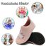 Kyopp Hausschuhe Kinder Junge Mädchen Pantoffeln Atmungsaktive Rutschfest Weich Barfussschuhe für Lauflernschuhe Kleinkinder Schuhe Kindergarten Unisex (Rosa Einhorn 30/31EU)