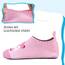 Kyopp Hausschuhe Kinder Junge Mädchen Pantoffeln Atmungsaktive Rutschfest Weich Barfussschuhe für Lauflernschuhe Kleinkinder Schuhe Kindergarten Unisex (Fuchs Rosa 28/29EU)