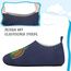 Kyopp Hausschuhe Kinder Junge Mädchen Pantoffeln Atmungsaktive Rutschfest Weich Barfussschuhe für Lauflernschuhe Kleinkinder Schuhe Kindergarten Unisex (Dinosaurier 30/31EU)