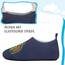Kyopp Hausschuhe Kinder Junge Mädchen Pantoffeln Atmungsaktive Rutschfest Weich Barfussschuhe für Lauflernschuhe Kleinkinder Schuhe Kindergarten Unisex (Dinosaurier 32/33EU)