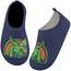 Kyopp Hausschuhe Kinder Junge Mädchen Pantoffeln Atmungsaktive Rutschfest Weich Barfussschuhe für Lauflernschuhe Kleinkinder Schuhe Kindergarten Unisex (Dinosaurier 32/33EU)