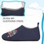 Kyopp Hausschuhe Kinder Junge Mädchen Pantoffeln Atmungsaktive Rutschfest Weich Barfussschuhe für Lauflernschuhe Kleinkinder Schuhe Kindergarten Unisex (Feuerwehrauto 22/23EU)