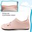 Kyopp Hausschuhe Kinder Junge Mädchen Pantoffeln Atmungsaktive Rutschfest Turnschläppchen Weich Barfussschuhe für Lauflernschuhe Kindergarten Slippers Gr.20-35 (Rosa Einhorn 32/33EU)