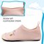 Kyopp Hausschuhe Kinder Junge Mädchen Pantoffeln Atmungsaktive Rutschfest Weich Barfussschuhe für Lauflernschuhe Kleinkinder Schuhe Kindergarten Unisex (Rosa Einhorn 26/27EU)