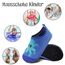 Kyopp Hausschuhe Kinder Junge Mädchen Pantoffeln Atmungsaktive Rutschfest Weich Barfussschuhe für Lauflernschuhe Kleinkinder Schuhe Kindergarten Unisex (Oktopus Dunkelblau 26/27EU)
