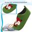 Kyopp Hausschuhe Kinder Junge Mädchen Pantoffeln Atmungsaktive Rutschfest Weich Barfussschuhe für Lauflernschuhe Kleinkinder Schuhe Kindergarten Unisex (Fuchs Grün 26/27EU)