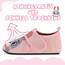 Kyopp Hausschuhe Kinder Junge Mädchen Pantoffeln Atmungsaktive Rutschfest Weich Barfussschuhe für Lauflernschuhe Kleinkinder Schuhe Kindergarten Unisex (Rosa Hase 32/33EU)