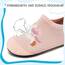 Kyopp Hausschuhe Kinder Junge Mädchen Pantoffeln Atmungsaktive Rutschfest Weich Barfussschuhe für Lauflernschuhe Kleinkinder Schuhe Kindergarten Unisex (Rosa Einhorn 34/35EU)