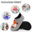 Kyopp Hausschuhe Kinder Junge Mädchen Pantoffeln Atmungsaktive Rutschfest Weich Barfussschuhe für Lauflernschuhe Kleinkinder Schuhe Kindergarten Unisex (Fuchs 34/35EU)