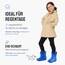 Ladeheid EVA Kinder Jungen Mädchen Gummistiefel Regenschuhe gefüttert Regenstiefel Gummischuhe LA-CA-04 (Blau/Marineblau, 32/33 EU)