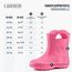 Ladeheid EVA Kinder Jungen Mädchen Gummistiefel Regenschuhe gefüttert Regenstiefel Gummischuhe LA-CA-04 (Smaragdgrün/Grau, 28/29 EU)