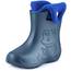 Ladeheid EVA Kinder Jungen Mädchen Gummistiefel Regenschuhe gefüttert Regenstiefel Gummischuhe LA-CA-04 (Metallisches Blau/Marineblau-2, 26/27 EU)