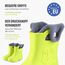 Ladeheid EVA Kinder Jungen Mädchen Gummistiefel Regenschuhe gefüttert Regenstiefel Gummischuhe LA-CA-04 (Limone, 26/27 EU)