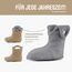 Ladeheid EVA Kinder Jungen Mädchen Gummistiefel Regenschuhe gefüttert Regenstiefel Gummischuhe LA-CA-04 Kamel, 26/27 EU