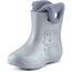 Ladeheid EVA Kinder Jungen Mädchen Gummistiefel Regenschuhe gefüttert Regenstiefel Gummischuhe LA-CA-04 (Grau, 24/25 EU)