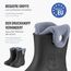 Ladeheid EVA Kinder Jungen Mädchen Gummistiefel Regenschuhe gefüttert Regenstiefel Gummischuhe LA-CA-04 (Carbone/Grau, 28/29 EU)