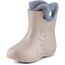 Ladeheid EVA Kinder Jungen Mädchen Gummistiefel Regenschuhe gefüttert Regenstiefel Gummischuhe LA-CA-04 Hellbeige, 30/31 EU