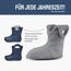Ladeheid EVA Kinder Jungen Mädchen Gummistiefel Regenschuhe gefüttert Regenstiefel Gummischuhe LA-CA-04 Marineblau, 34/35 EU