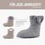 Ladeheid EVA Kinder Jungen Mädchen Gummistiefel Regenschuhe gefüttert Regenstiefel Gummischuhe LA-CA-04 Hellbeige, 32/33 EU