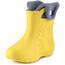 Ladeheid EVA Kinder Jungen Mädchen Gummistiefel Regenschuhe gefüttert Regenstiefel Gummischuhe LA-CA-04 (Gelb/Grau, 34/35 EU)