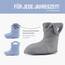 Ladeheid EVA Kinder Jungen Mädchen Gummistiefel Regenschuhe gefüttert Regenstiefel Gummischuhe LA-CA-04 (Hellblau, 34/35 EU)