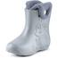 Ladeheid EVA Kinder Jungen Mädchen Gummistiefel Regenschuhe gefüttert Regenstiefel Gummischuhe LA-CA-04 (Grau, 30/31 EU)