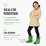 Ladeheid EVA Kinder Jungen Mädchen Gummistiefel Regenschuhe gefüttert Regenstiefel Gummischuhe LA-CA-04 (Smaragdgrün/Grau, 30/31 EU)