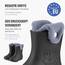 Ladeheid EVA Kinder Jungen Mädchen Gummistiefel Regenschuhe gefüttert Regenstiefel Gummischuhe LA-CA-04 (Carbone/Grau, 32/33 EU)