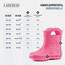 Ladeheid Eva federleichte Kinder Gummistiefel für Jungen und Mädchen Regenschuhe LA-CA-01 Hellbeige, 26/27 EU