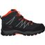 CMP Mixte Enfant Kids Rigel Mid Shoe Wp Chaussures de Trekking et randonn e, Antracite Flash Orange, 38 EU