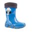 DEMAR Kinder Gummistiefel gefüttert STORMER LUX (22/23, Blau)