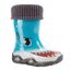 DEMAR Kinder Gummistiefel gefüttert STORMER LUX (22/23, Hai)