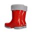 DEMAR Kinder Gummistiefel gefüttert TWISTER LUX (34/35, Rot)